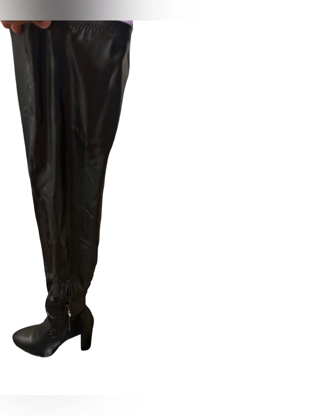 NIB Pointed Toe Tapered Heel Torrid Black Over-the-Knee Boots